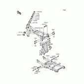 Схема узла: Рама для Kawasaki ZX900 GPZ900R