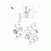 Схема узла: Коленчатый вал для Kawasaki EX250 Ninja 250