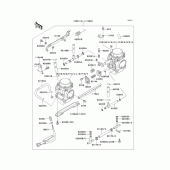 Схема вузла: Карбюратор(1/4) для Kawasaki KLE500