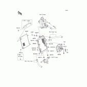 Схема вузла: Радіатор для Kawasaki VN1700 Vulcan 1700 Classic LT