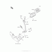 Схема вузла: Педаль гальма/torque Link для Kawasaki VN1700 Vulcan 1700 Voyager