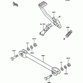 Схема вузла: Лапка гальма для Kawasaki ZG1000 1000GTR