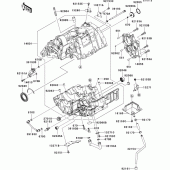 Схема вузла: Crankcase(1/2)(er650ae057324-) для Kawasaki EX650 Ninja 650