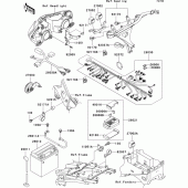 Схема вузла: Електроустаткування для Kawasaki ZX636 Ninja ZX-6R
