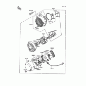 Схема вузла: Генератор для Kawasaki ZG1000 Concours