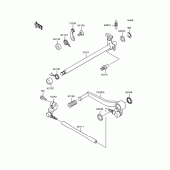 Схема вузла: Перемикач передач для Kawasaki ZX636 Ninja ZX-6R
