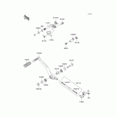 Схема вузла: Перемикач передач для Kawasaki VN900 Vulcan 900 Custom