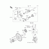 Схема вузла: Starter motor для Kawasaki VN2000 Vulcan 2000 Classic