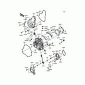 Схема вузла: Engine Cover(s) для Kawasaki EN650 Vulcan S