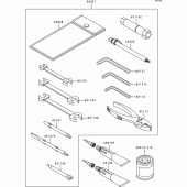 Схема узла: Owner`s tools для Kawasaki VN1500 VN1500 Classic