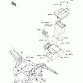 Схема вузла: Battery case для Kawasaki VN1700 VN1700 Classic Tourer ABS
