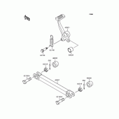 Схема вузла: Лапка гальма для Kawasaki ZR1100 Zephyr 1100
