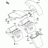 Схема узла: Крыло для Kawasaki ZX750 ZXR750