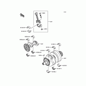 Схема вузла: Колінчастий вал для Kawasaki ER300 Z300 ABS