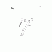 Схема узла: Stand(s) для Kawasaki KLE500