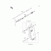 Схема узла: Тросики для Kawasaki KX250/ KX252 KX250F