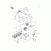 Схема вузла: Повітряний фільтр Kawasaki KZ1000 Police