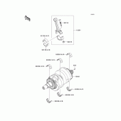 Схема вузла: Колінчастий вал для Kawasaki KLE650 Versys 650 ABS