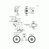 Схема узла: Decals(Gray) для Kawasaki ZX1000 Ninja ZX-10R