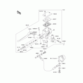 Схема узла: Clutch master cylinder для Kawasaki VN1600 Vulcan 1600 Classic