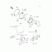 Схема вузла: Headlight(s) для Kawasaki VN1600 Vulcan 1600 Mean Streak
