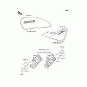 Схема узла: Наклейки для Kawasaki ZR400 Zephyr X