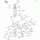 Схема вузла: Підвіска для Kawasaki ZX900 Ninja ZX-9R