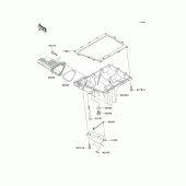 Схема узла: Oil pan для Kawasaki ZX1000 Ninja ZX-10R