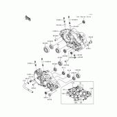 Схема узла: Картер двигателя для Kawasaki KMX125
