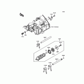 Схема вузла: Gear Change Drum/Shift Fork(s) для Kawasaki EX300 Ninja 300 ABS