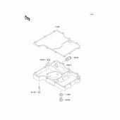 Схема вузла: Breather body/oil pan для Kawasaki ZX750 Ninja ZX-7R