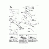Схема вузла: Паливний бак для Kawasaki VN1700 Vulcan 1700 Voyager