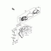 Схема вузла: Meter(s) для Kawasaki EX300 Ninja 300