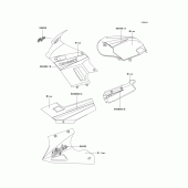 Схема вузла: Decals(blue)(f19) для Kawasaki EX250 Ninja 250