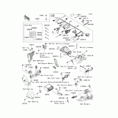 Схема вузла: Електроустаткування для Kawasaki ZX1000 Ninja ZX-10R