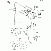 Схема вузла: Ignition system для Kawasaki ZG1000 1000GTR