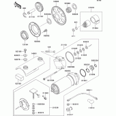 Схема вузла: Starter motor для Kawasaki ZR750 ZR-7