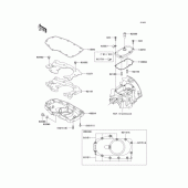 Схема вузла: Масляний піддон для Kawasaki EJ650 W650