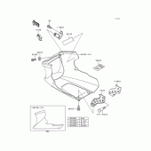 Схема вузла: Cowling lowers(1/2) для Kawasaki EX500 GPZ500S