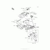 Схема вузла: Rear Fender(S) для Kawasaki ZX1400 Ninja ZX-14R ABS SE
