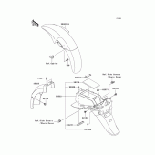 Схема узла: Крыло для Kawasaki BR125 Bajaj Wind