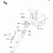 Схема вузла: Stand(s) для Kawasaki ZX600 Ninja ZX-6RR