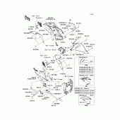 Схема вузла: Cowling lowers(1/2) для Kawasaki ZX636 Ninja ZX-6R ABS