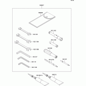 Схема вузла: Owner`s tools для Kawasaki ZG1400 1400GTR ABS