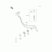 Схема вузла: Лапка гальма для Kawasaki KLX300R