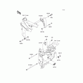 Схема вузла: Кріплення для Kawasaki ZR1000 Z1000