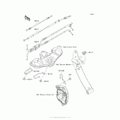 Схема узла: Тросики для Kawasaki ZX1000 Ninja 1000 ABS