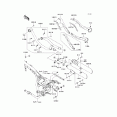 Схема вузла: Вихлопна система для Kawasaki VN1700 Vulcan 1700 Classic LT