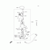 Схема вузла: Fuel pump для Kawasaki KLV1000