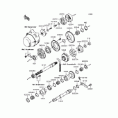 Схема вузла: Balancer для Kawasaki ZR1200 ZRX1200R